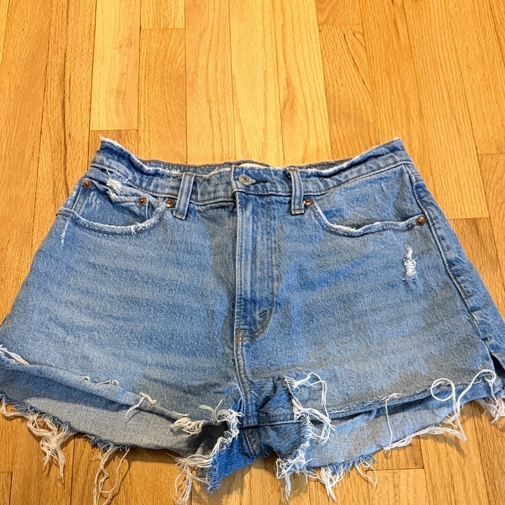 Abercrombie & Fitch Curve Love the Mom Short High Rise Sz 8/29
